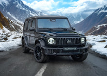 Lade das Bild in den Galerie-Viewer, ROLFHARTGE Set Carbon Shark Gills mit RHR-Feinmetall Emblem für G63 (W465)