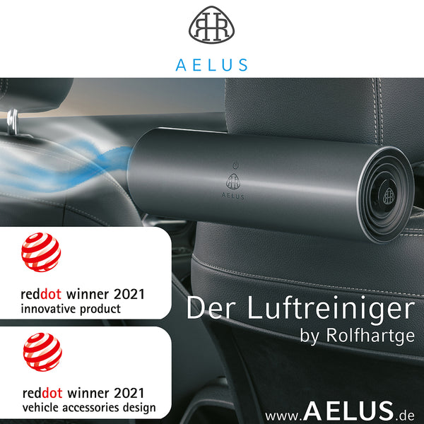 Zwei Red Dot Awards für den neuen AELUS Luftreiniger von Rolfhartge
